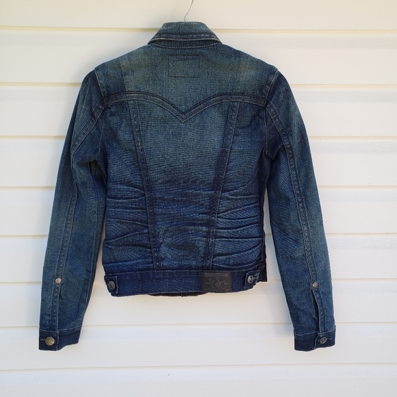 TRUE Religion Jimmy Jean Jacket Women’s XS - Picture 10 of 14